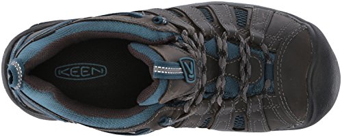 KEEN, Men's Voyageur Low Height Breathable Hiking Shoes, Alcatraz/Legion Blue