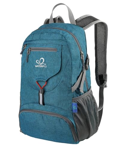 Waterfly, ultraleichter, faltbarer Rucksack, 20 l, Unisex, Blaugrün