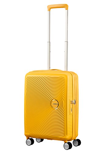 American Tourister Soundbox Spinner, equipaje de mano, 55 cms, 41l, amarillo