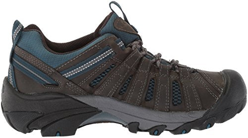 KEEN, Men's Voyageur Low Height Breathable Hiking Shoes, Alcatraz/Legion Blue