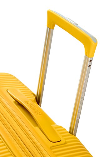 American Tourister Soundbox Spinner, equipaje de mano, 55 cms, 41l, amarillo