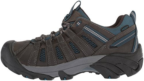 KEEN, Men's Voyageur Low Height Breathable Hiking Shoes, Alcatraz/Legion Blue