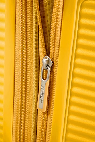 American Tourister Soundbox Spinner, equipaje de mano, 55 cms, 41l, amarillo