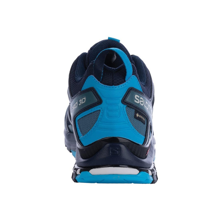 Salomon XA Pro 3D Gore-Tex, zapatillas impermeables de Trail Running y Senderismo para hombre, azul marino