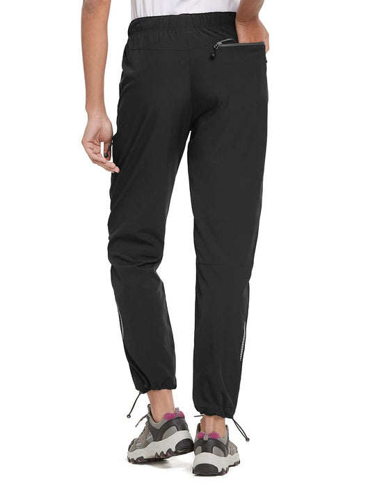 BALEAF, pantalones senderismo mujer, negro