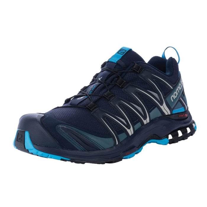 Salomon XA Pro 3D Gore-Tex, zapatillas impermeables de Trail Running y Senderismo para hombre, azul marino