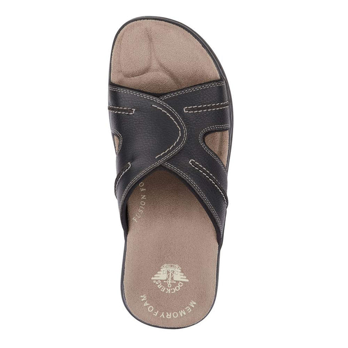 Dockers, Men's Sunland Slide Sandal, Black