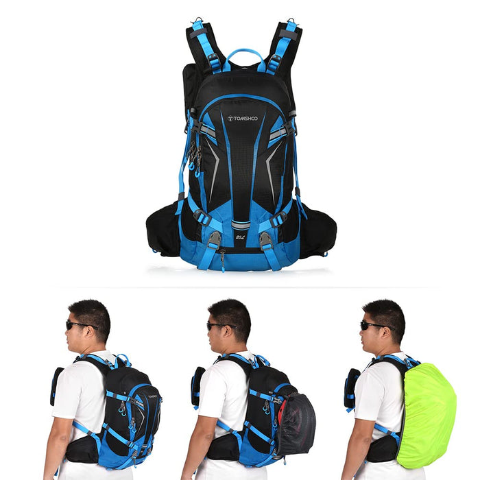 TOMSHOO, mochila de senderismo de 20 l, unisex, azul