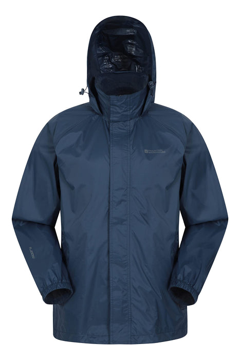 Mountain Warehouse, chaqueta impermeable para Hombre, azul marino