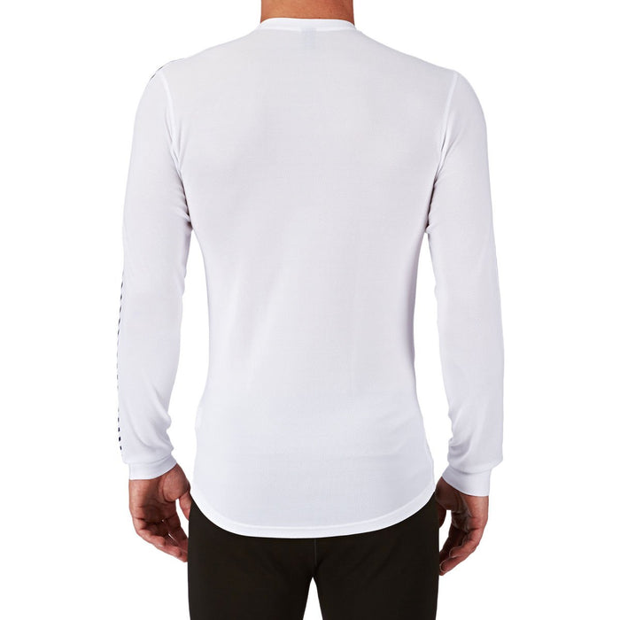 Helly Hansen Men's HH LIFA Stripe Crew Base Layer, White