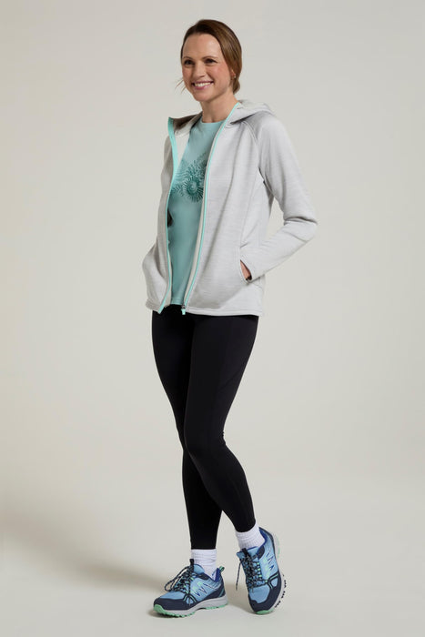 Mountain Warehouse, sudadera con capucha para mujer, gris medio