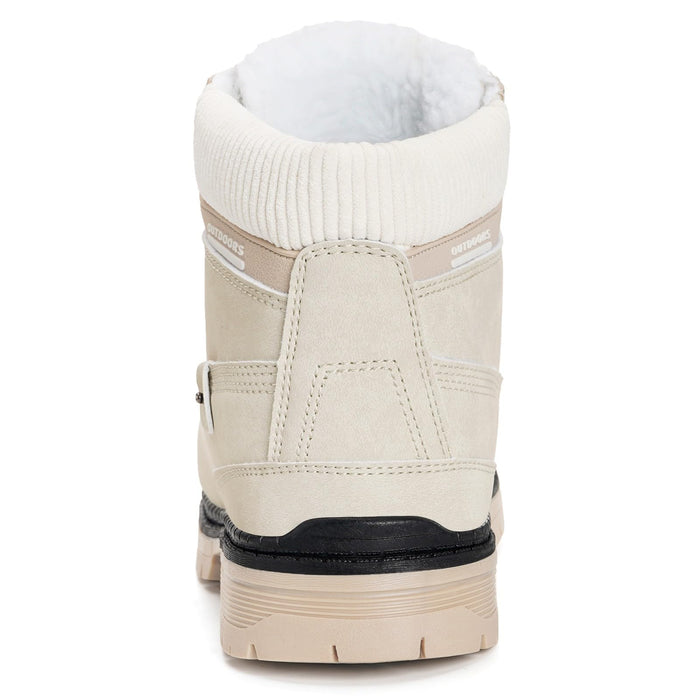 Eagsouni, botas de nieve impermeables unisex, beige