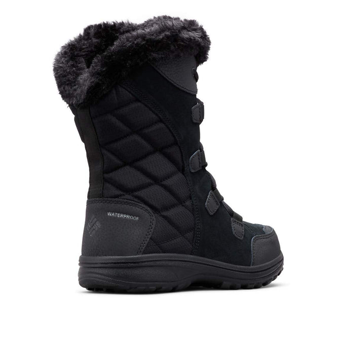 Columbia ICE MAIDEN II WATERPROOF, botas de nieve impermeables mujer, negro