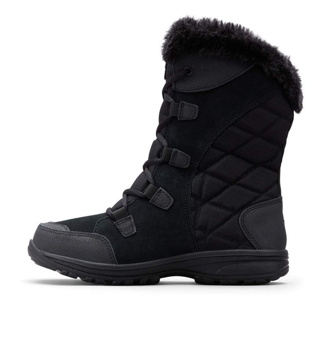 Columbia ICE MAIDEN II WATERPROOF, botas de nieve impermeables mujer, negro