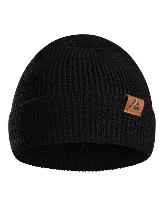 DANISH ENDURANCE, Gorro Beanie de lana merino, unisex, negro