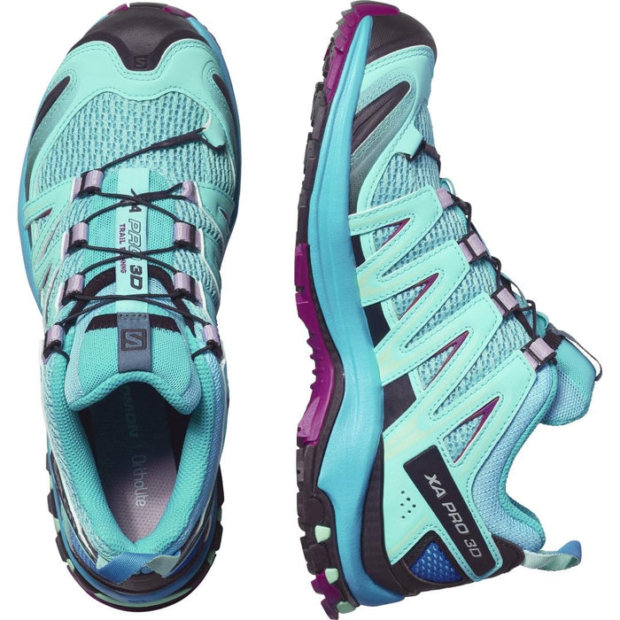 Salomon XA Pro 3d, zapatillas de trail running Mujer, azul