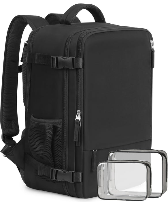 Beraily, Travel Backpack, 40L, Extra Large, Unisex, Black