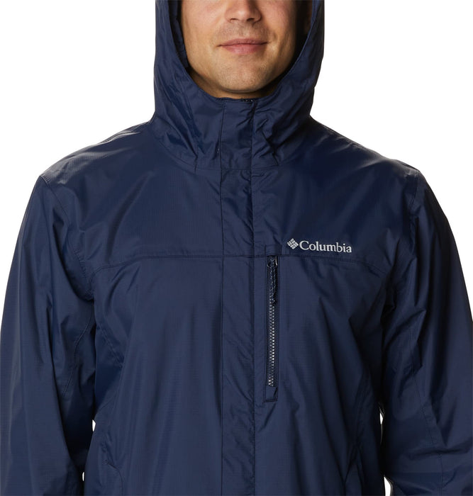 Columbia Pouring Adventure Jacket, chubasquero impermeable para Hombre, Collegiate Navy