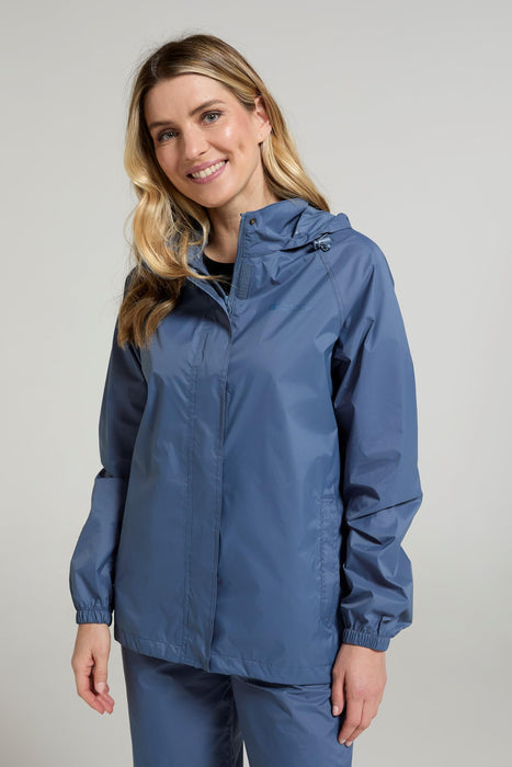 Mountain Warehouse, chaqueta para mujer impermeable, azul