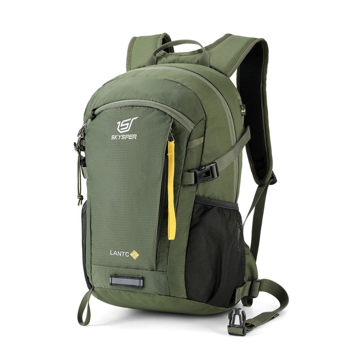 SKYSPER, Zaino da trekking piccolo, 20L, Unisex, Verde