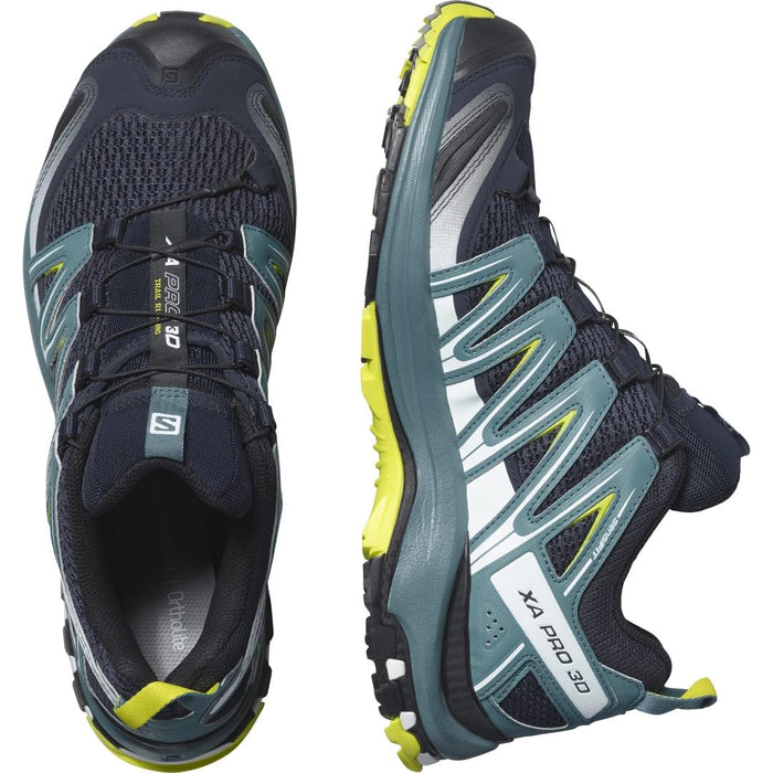 Salomon XA Pro 3D, Zapatos de trail running Hombre, Azul marino, gris