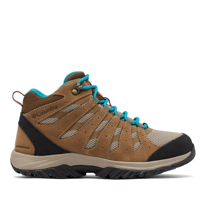 Columbia Redmond III Mid, Botas de senderismo impermeables, mujer, verde khaki