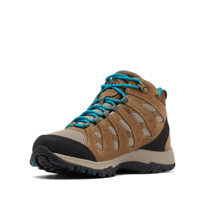 Columbia Redmond III Mid, Botas de senderismo impermeables, mujer, verde khaki