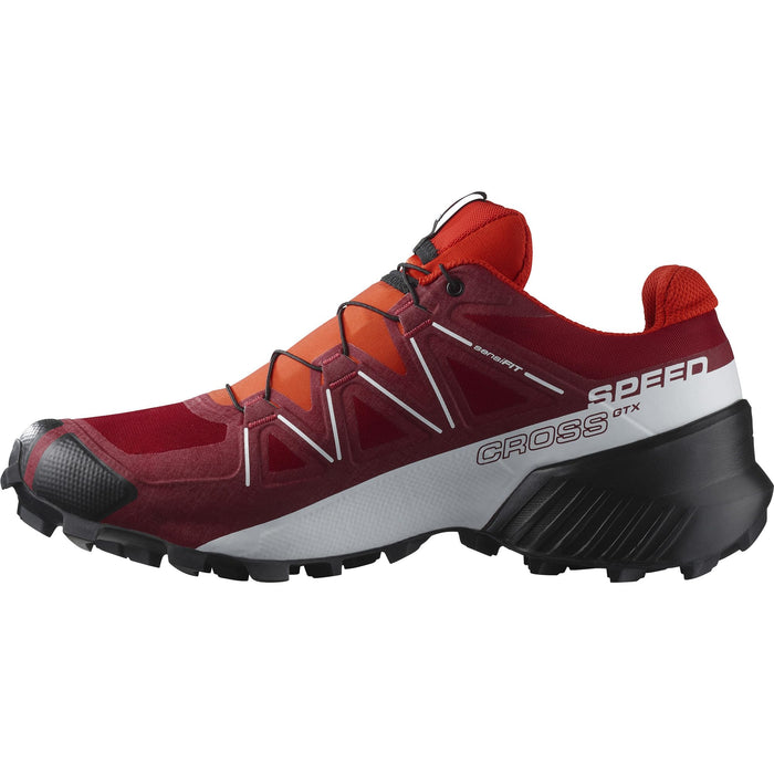 Salomon Speedcross Gore-Tex, zapatillas impermeables de Trail Running para Hombre, Rojas