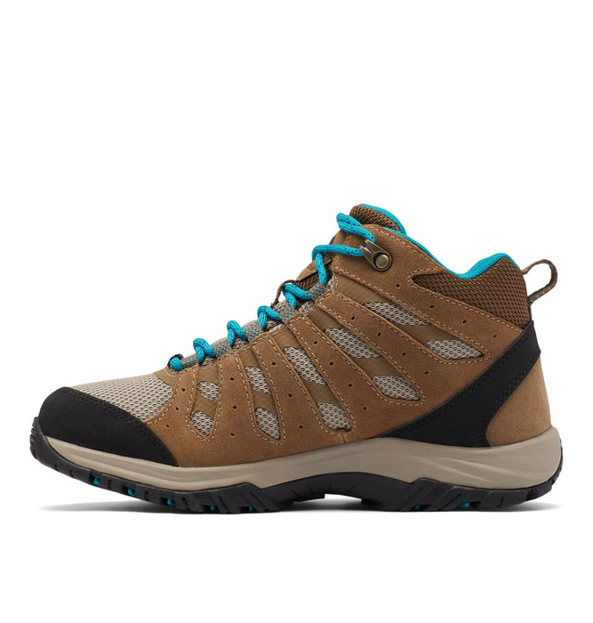 Columbia Redmond III Mid, Botas de senderismo impermeables, mujer, verde khaki