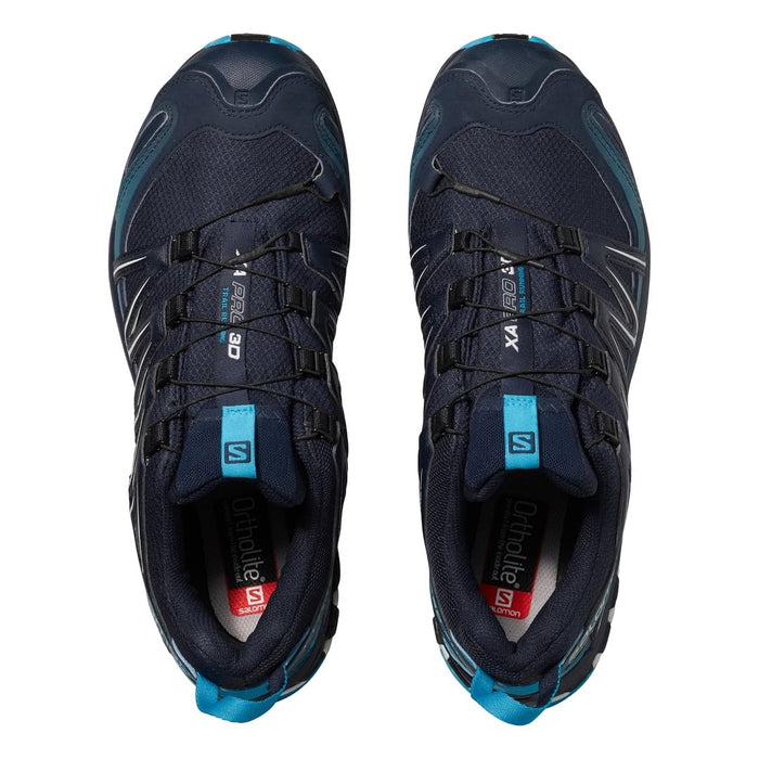 Salomon XA Pro 3D Gore-Tex, zapatillas impermeables de Trail Running y Senderismo para hombre, azul marino