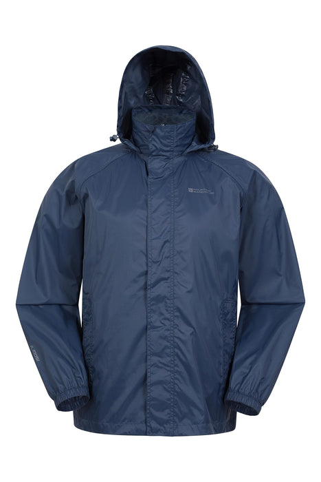 Mountain Warehouse, chaqueta impermeable para Hombre, azul marino