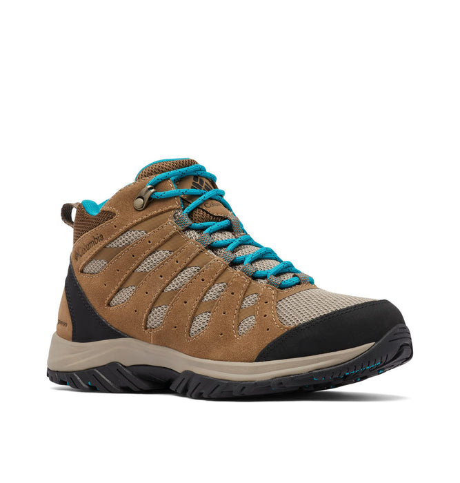 Columbia Redmond III Mid, Botas de senderismo impermeables, mujer, verde khaki