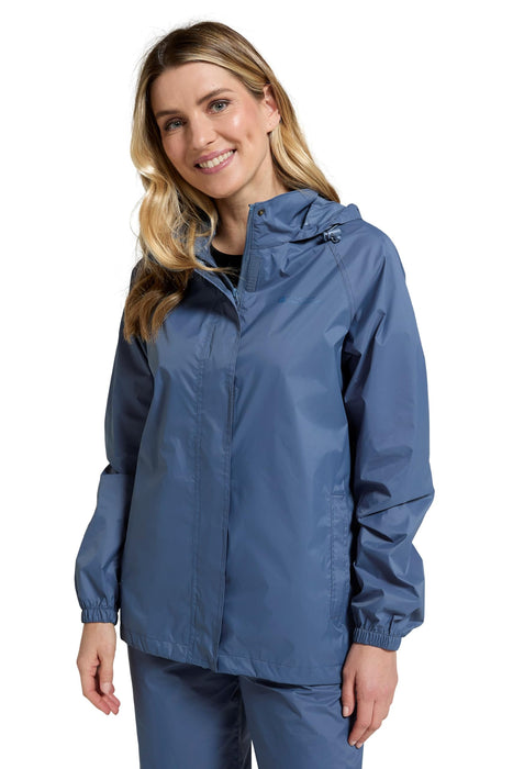 Mountain Warehouse, chaqueta para mujer impermeable, azul