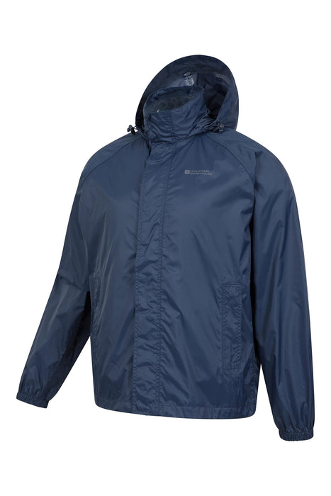 Mountain Warehouse, chaqueta impermeable para Hombre, azul marino