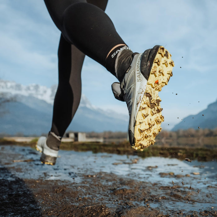 Salomon Speedcross, Gore-Tex zapatillas impermeables de Trail Running para mujer, grises