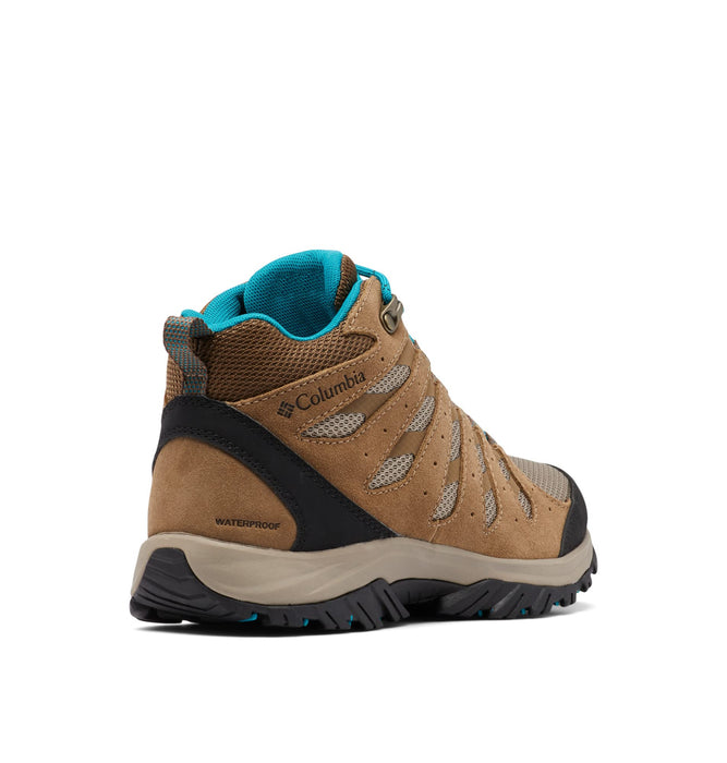 Columbia Redmond III Mid, Botas de senderismo impermeables, mujer, verde khaki