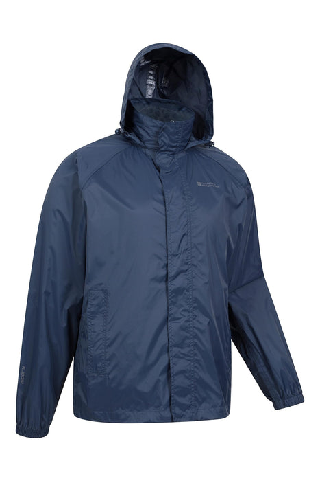 Mountain Warehouse, chaqueta impermeable para Hombre, azul marino