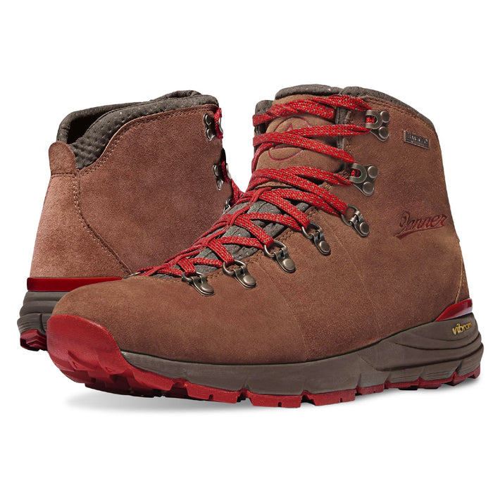 Danner, Mountain 600 Waterproof Hiking Boots for Men, Brown/Red