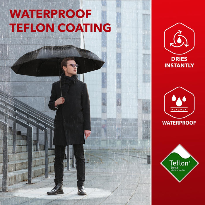 Repel Umbrella Windproof, paraguas de viaje para lluvia