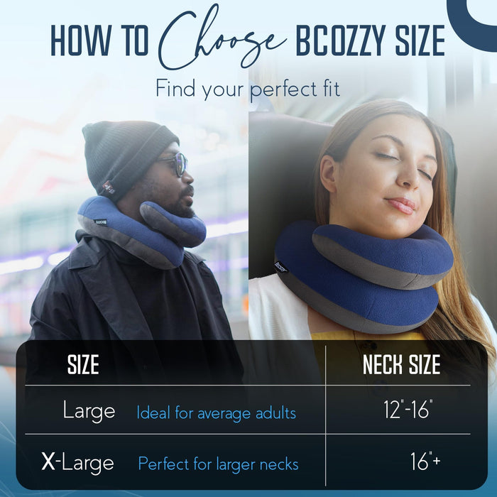 BCOZZY Travel Neck Pillow Navy