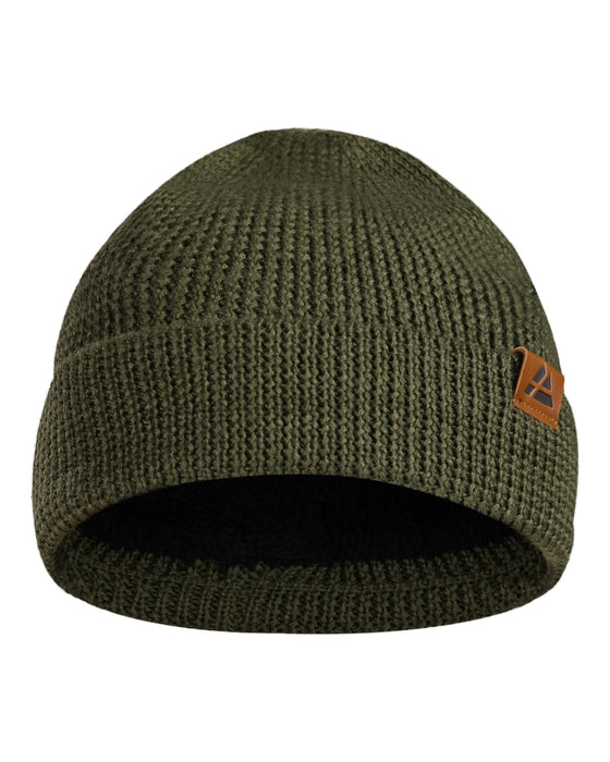 DANISH ENDURANCE, Gorro Beanie de lana merino, unisex, verde