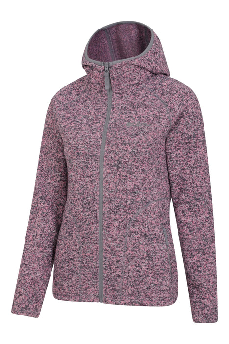 Mountain Warehouse Nevis, chaqueta de lana con cremallera completa, mujer, rosa