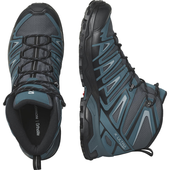 SALOMON X Ultra Pioneer Mid Gore-tex, botas de senderismo hombre, gris