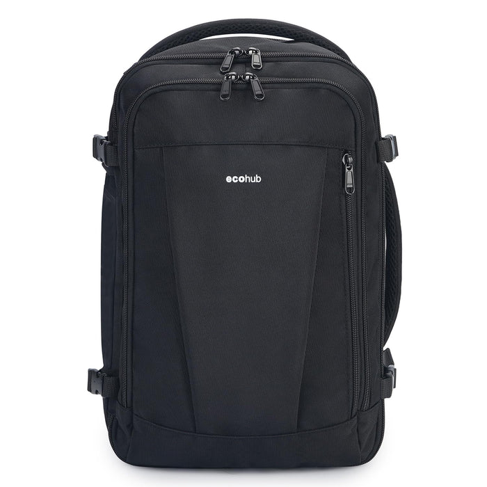 ECOHUB, 20L, Sac 40x20x25 Ryanair, Cabine Avion, Noir