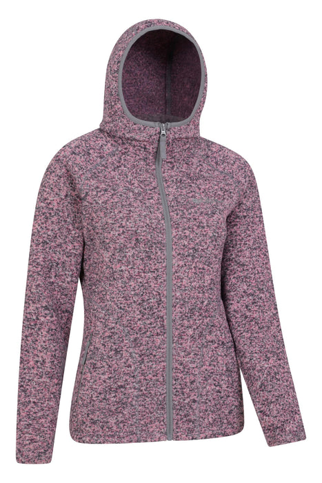 Mountain Warehouse Nevis, chaqueta de lana con cremallera completa, mujer, rosa