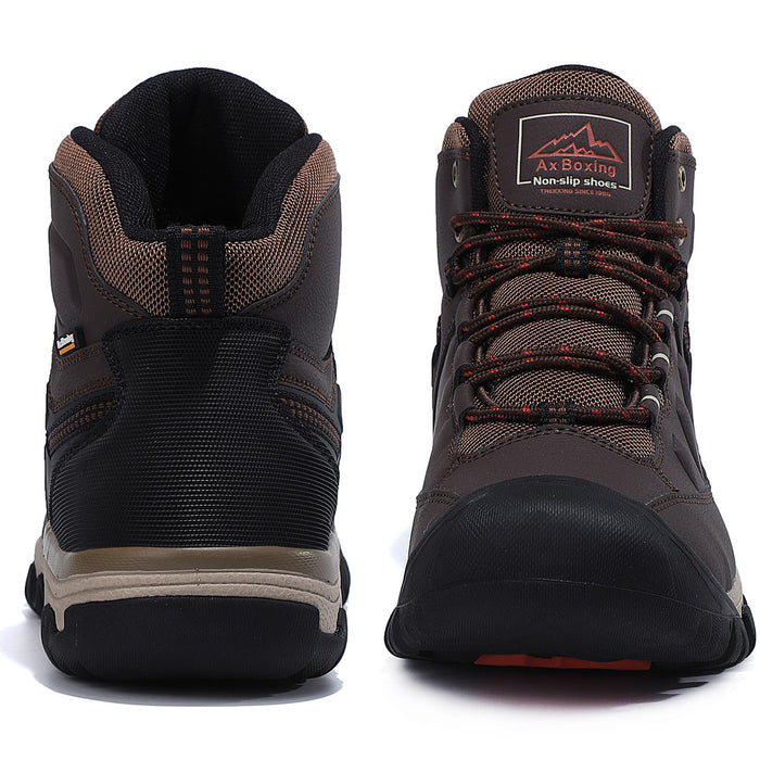 AX BOXING, Botas de hombre invierno forradas calientes, marrón oscuro