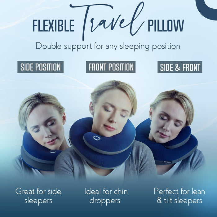 BCOZZY Travel Neck Pillow Navy