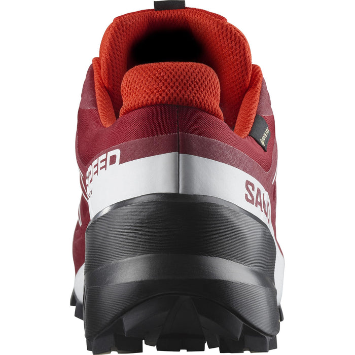 Salomon Speedcross Gore-Tex, zapatillas impermeables de Trail Running para Hombre, Rojas