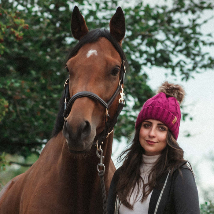 TOSKATOK, gorro de punto grueso para mujer