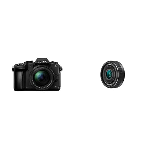 Panasonic Lumix DMC-G80M, böse 16-MP-Kamera + Panasonic Lumix H-H014A II + Fokalobjektiv